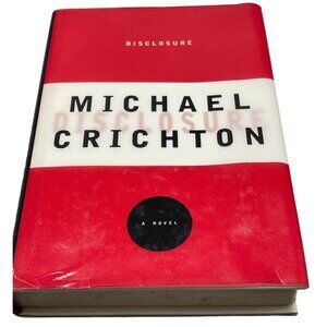 Disclosure a Noval by Michael Crichton hardcover book 1993 English 397 pg READ